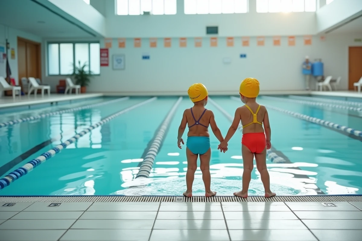 Deux enfants regardant l