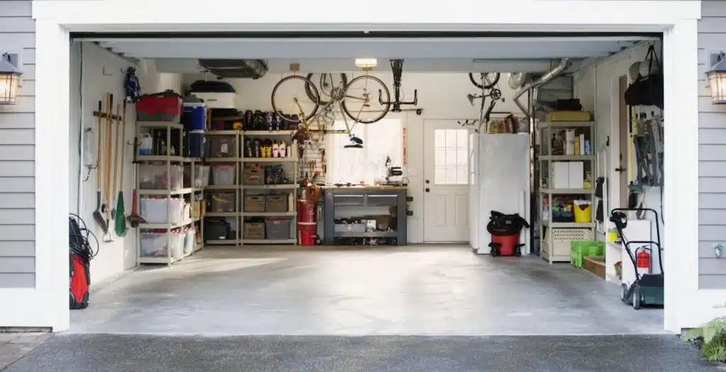étagère dans votre garage